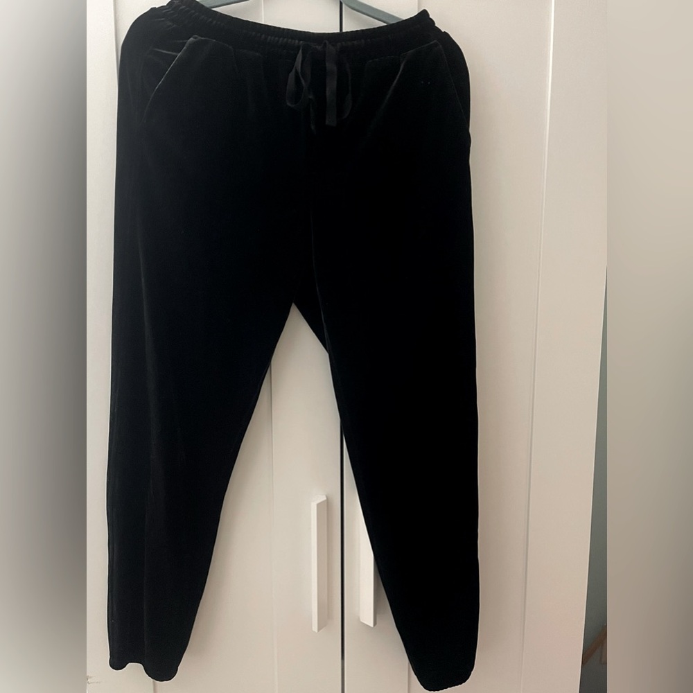 Gap velour joggers.
